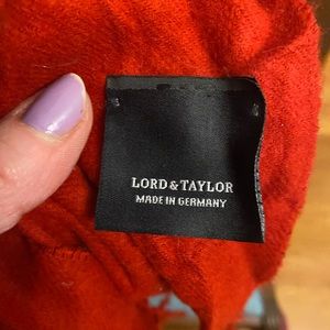 Lord and Taylor acrylic scarf made in Germany